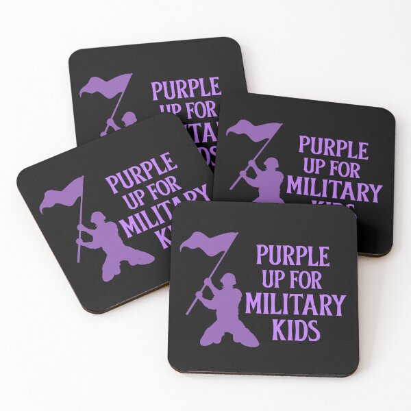 Item preview, Purple up for Military Kids designed and sold by 87-Aesthetics.