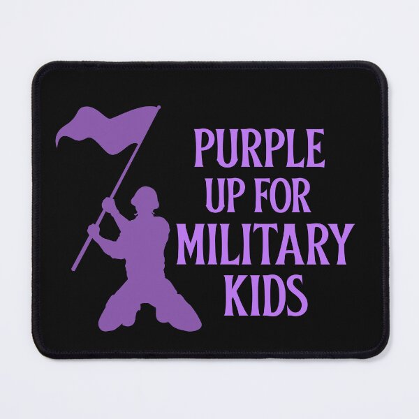 Item preview, Purple up for Military Kids designed and sold by 87-Aesthetics.