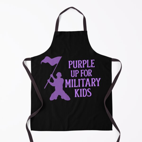 Item preview, Purple up for Military Kids designed and sold by 87-Aesthetics.
