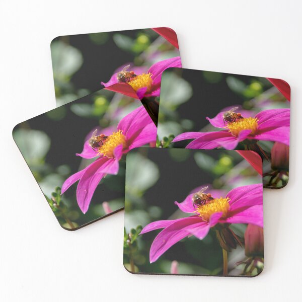 Item preview, Bee on a Purple Flower designed and sold by jrtwynam.