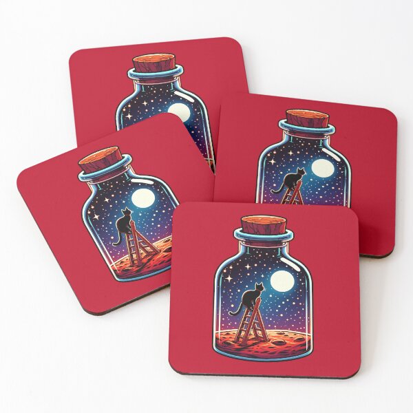 Item preview, Moongazing Cat on Mars designed and sold by stickyfoot.