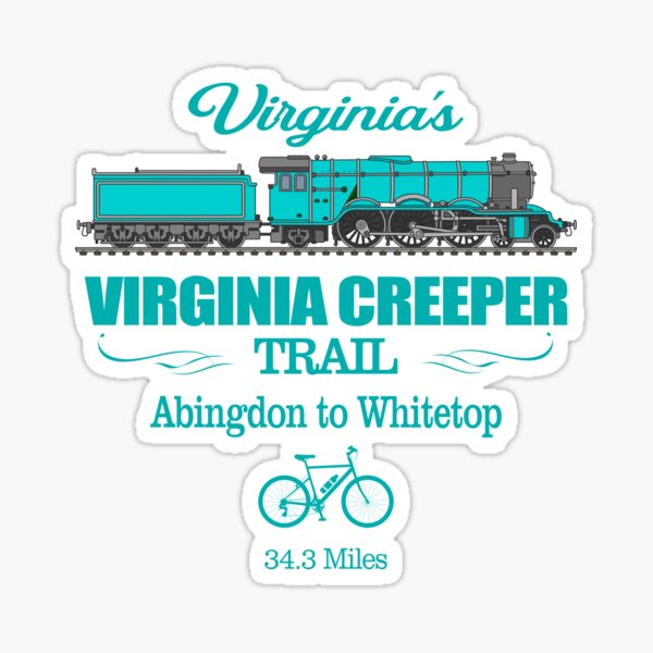 Item preview, Virginia Creeper Trail (RT2) designed and sold by curranmorgan.