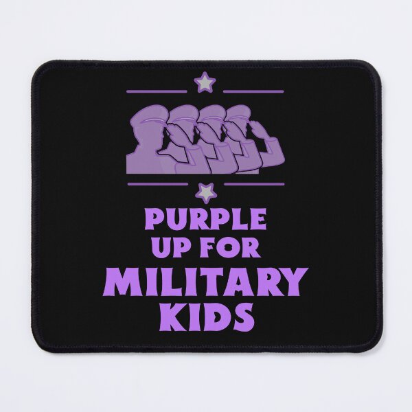 Item preview, Purple up for Military Kids designed and sold by 87-Aesthetics.