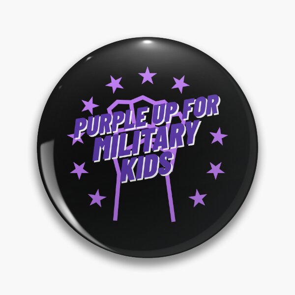 Item preview, Purple up for Military Kids designed and sold by 87-Aesthetics.
