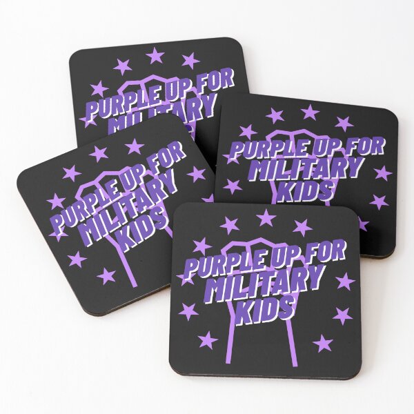Item preview, Purple up for Military Kids designed and sold by 87-Aesthetics.