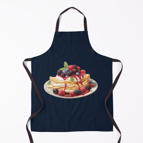 Item preview, Dessert Pancakes With Summer Berries And Cream designed and sold by Alicia Chee.