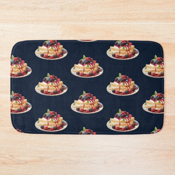 Item preview, Dessert Pancakes With Summer Berries And Cream designed and sold by Alicia Chee.