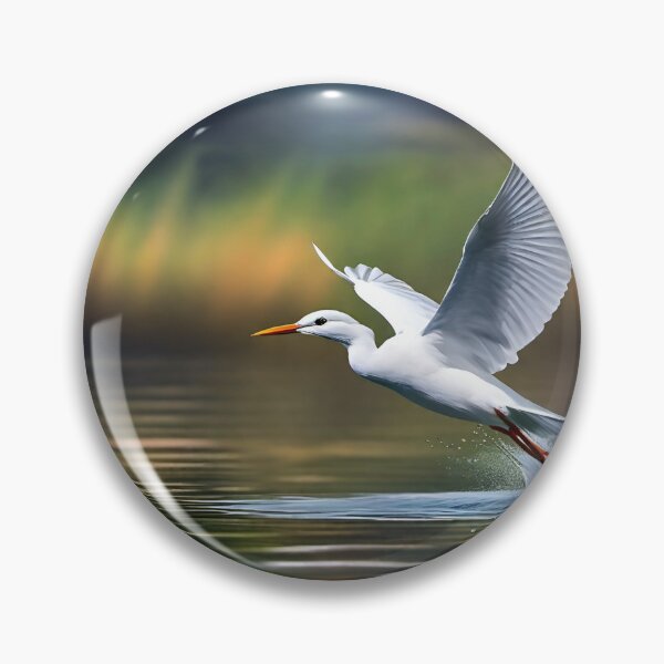 Item preview, Cattle Egret Taking Flight designed and sold by Aaron Ran.
