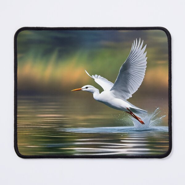 Item preview, Cattle Egret Taking Flight designed and sold by Aaron Ran.