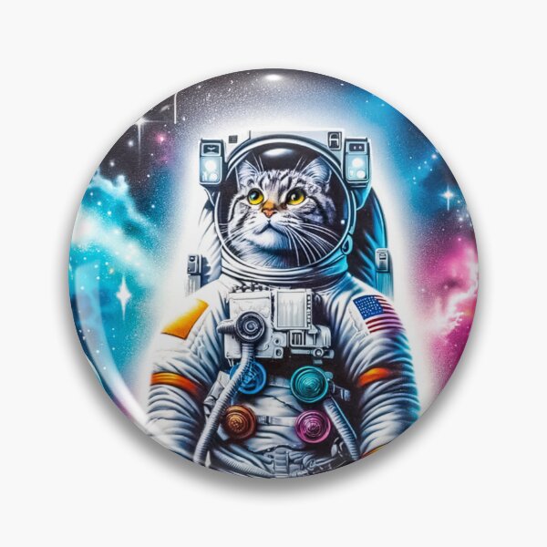 Item preview, Cosmic Cat Astronaut Space Kitty  designed and sold by CritterManiaUK.