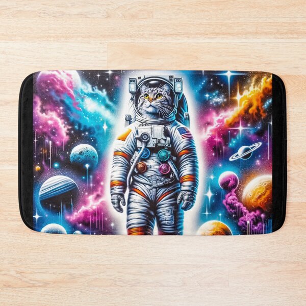 Item preview, Cosmic Cat Astronaut Space Kitty  designed and sold by CritterManiaUK.