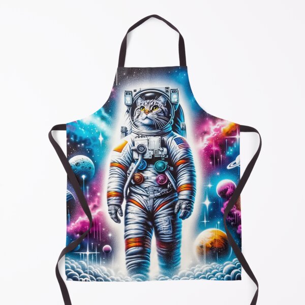Item preview, Cosmic Cat Astronaut Space Kitty  designed and sold by CritterManiaUK.