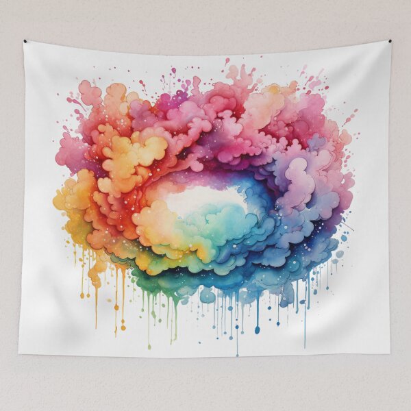 Item preview, Rainbow Abstract 1 designed and sold by GoKindCreations.