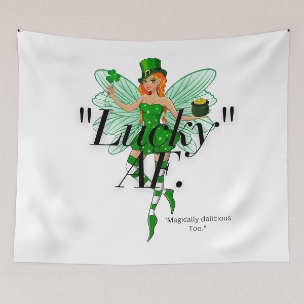 Item preview, Lucky Fairy AF Black Lettering designed and sold by PomskysRus.