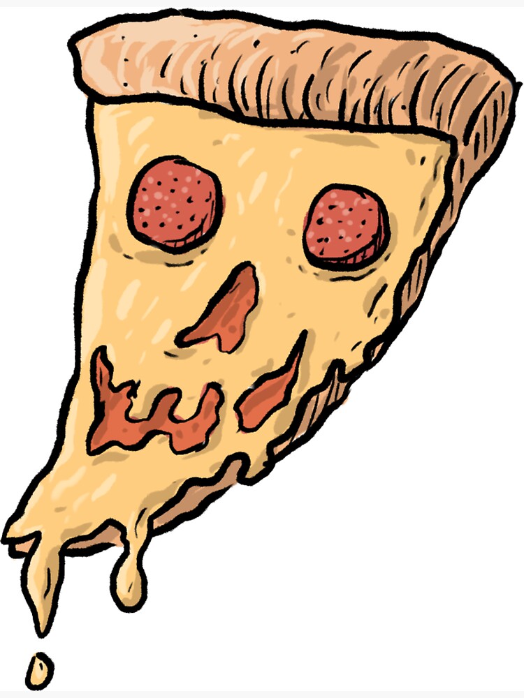 Thumbnail 3 of 3, Magnet, Creepy Pizza designed and sold by Angypants.
