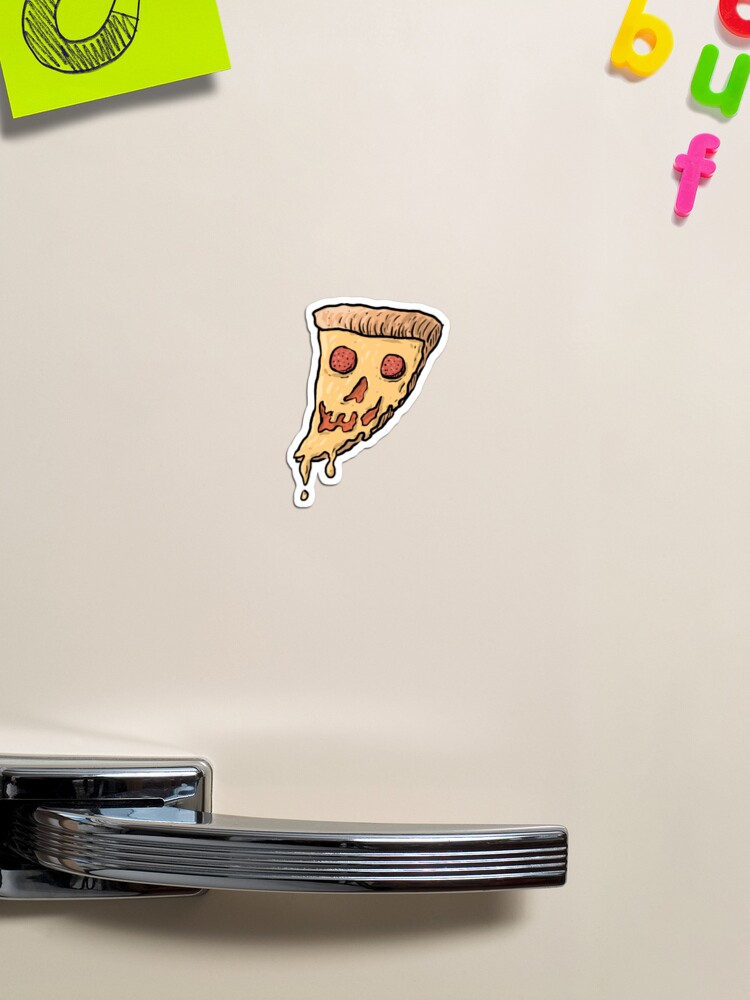 Thumbnail 1 of 3, Magnet, Creepy Pizza designed and sold by Angypants.