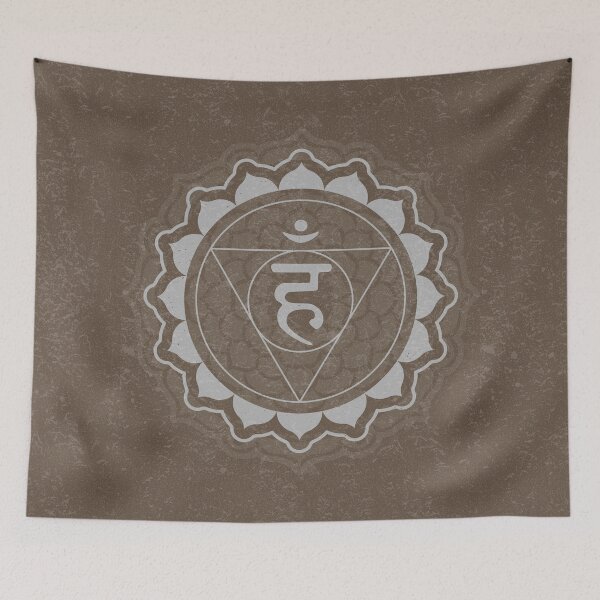 Item preview, Throat Chakra Mandala - Earth + Fog designed and sold by Irene Estelle.