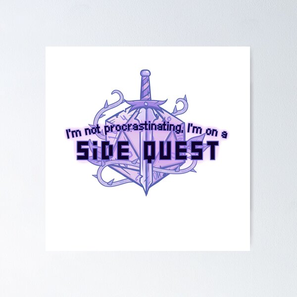 Item preview, ADHD | Side Quest Champion: Embrace the Adventure designed and sold by Allie-Vesper.