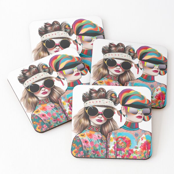 Item preview, Retro Vogue and Blooms designed and sold by ramboe.