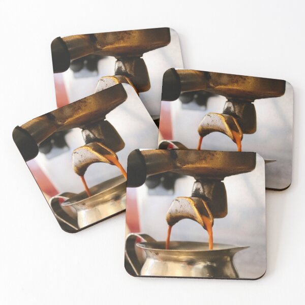Item preview, Vintage Espresso Brewing: Barista-Inspired Coffee Art Print designed and sold by Photos-by-adot.