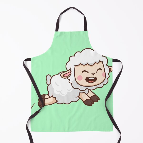 Item preview, Leap of Joy: Cute Sheep Jumping designed and sold by hjian8219.