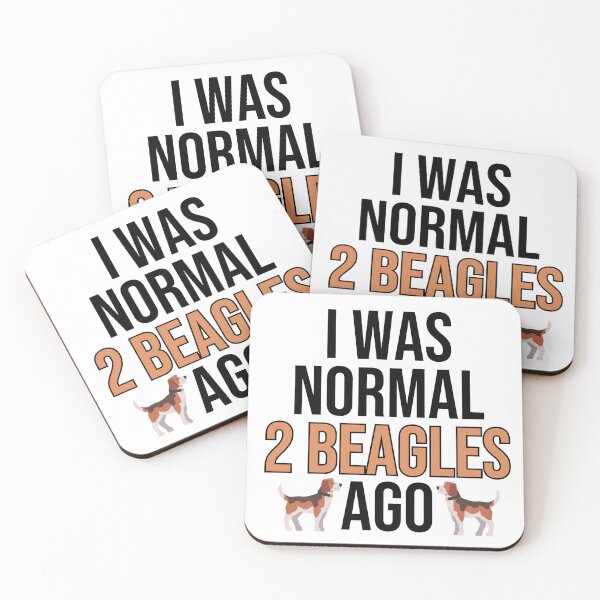 Item preview, I Was Normal 2 Beagles Ago designed and sold by TheAnimalZ00.