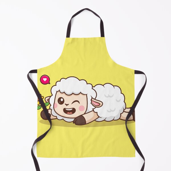 Item preview, Floral Friend: Cute Sheep Holding Flower designed and sold by hjian8219.