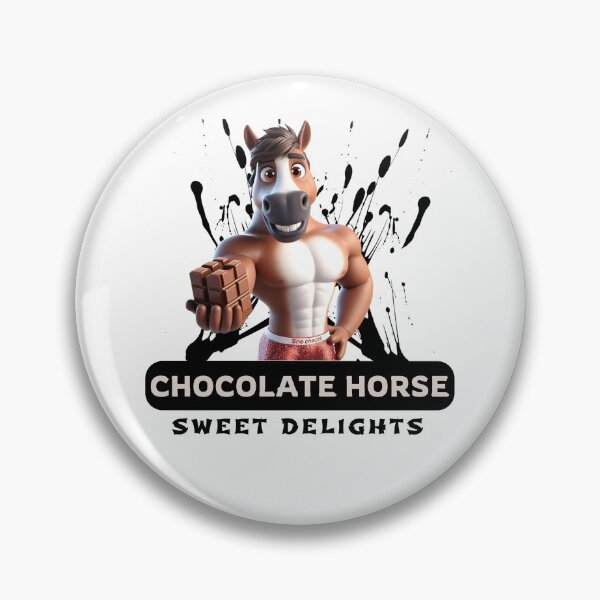 Item preview, Chocolate Horse: Sweet Delights Await! designed and sold by Hungry-Murphy.