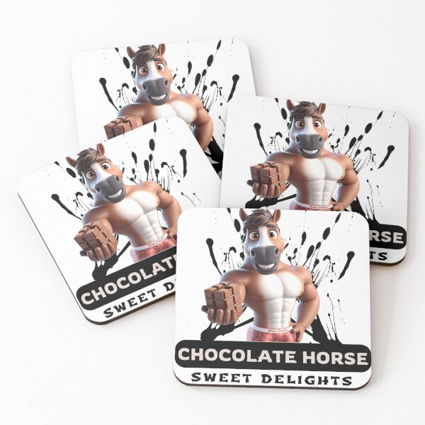 Item preview, Chocolate Horse: Sweet Delights Await! designed and sold by Hungry-Murphy.