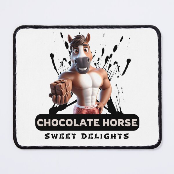 Item preview, Chocolate Horse: Sweet Delights Await! designed and sold by Hungry-Murphy.