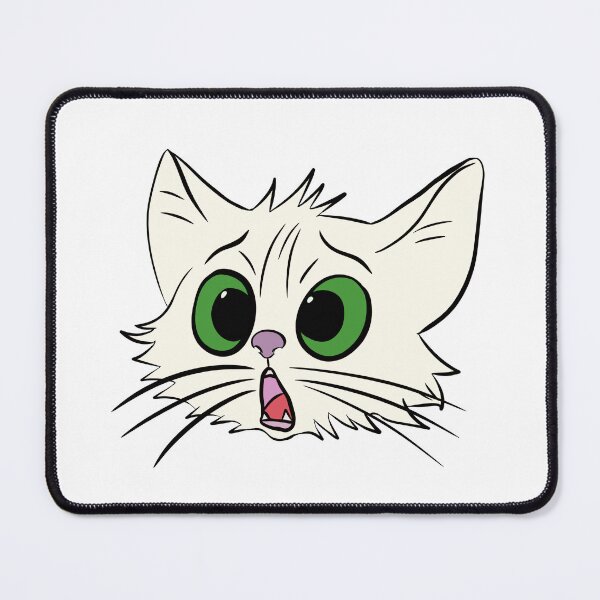 Item preview, Surprised White Kitten designed and sold by EWNDesigns.