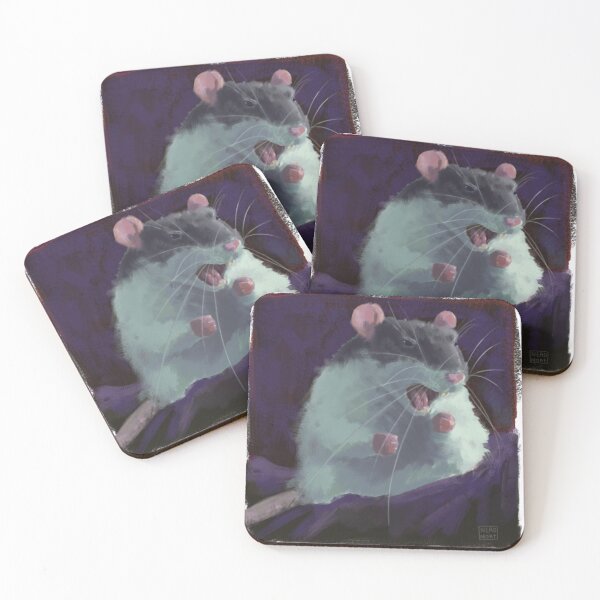 Item preview, Little rat clenches his fist in rage x2 designed and sold by neromort.