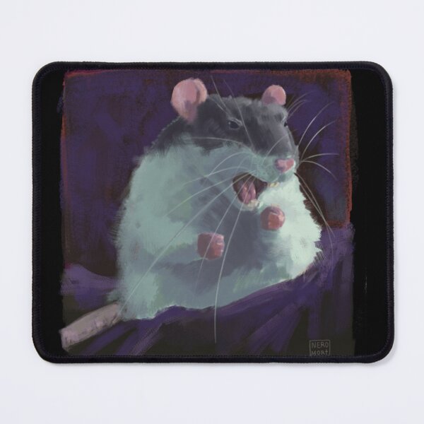 Item preview, Little rat clenches his fist in rage x2 designed and sold by neromort.