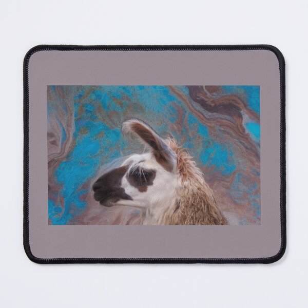Item preview, Llama Profile with Blue Marble  designed and sold by oh-bi-me.