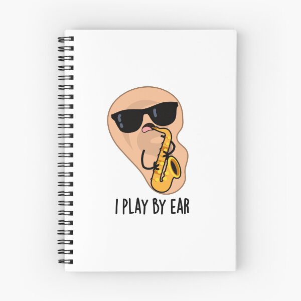 Item preview, I Play By Ear Funny Saxophone Pun  designed and sold by punnybone.