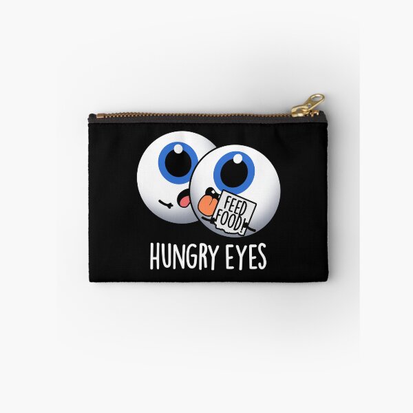Item preview, Hungry Eyes Funny Eyeball Pun (Dark BG) designed and sold by punnybone.