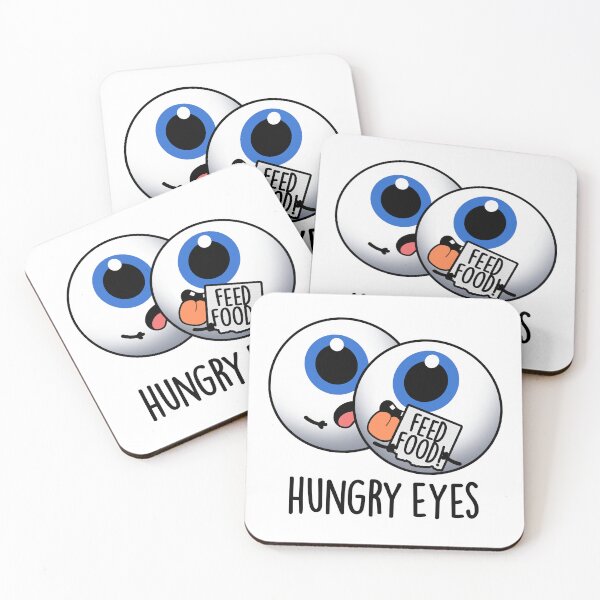 Item preview, Hungry Eyes Funny Eyeball Pun  designed and sold by punnybone.