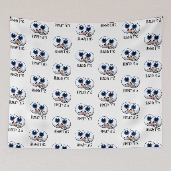 Item preview, Hungry Eyes Funny Eyeball Pun  designed and sold by punnybone.