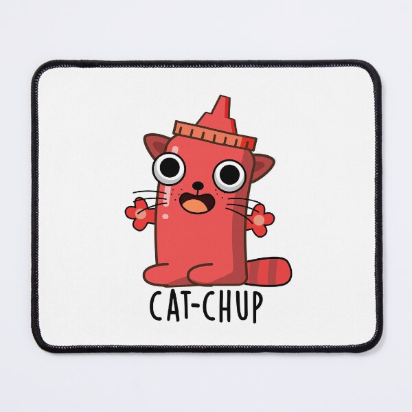 Item preview, Cat-chup Funny Ketchup Pun  designed and sold by punnybone.