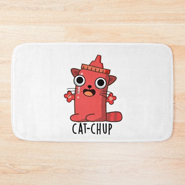 Item preview, Cat-chup Funny Ketchup Pun  designed and sold by punnybone.
