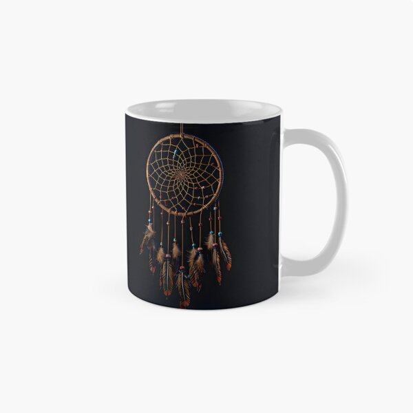 Item preview, Decorative Dreamcatcher with colored feathers print designed and sold by dcrc.
