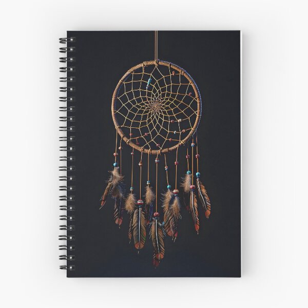 Item preview, Decorative Dreamcatcher with colored feathers print designed and sold by dcrc.