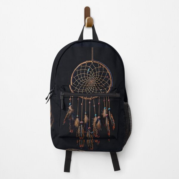 Item preview, Decorative Dreamcatcher with colored feathers print designed and sold by dcrc.