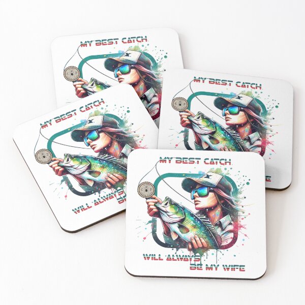 Item preview, Fisherman - My Best Catch Will Always Be My Wife designed and sold by John Henry Olivarez.