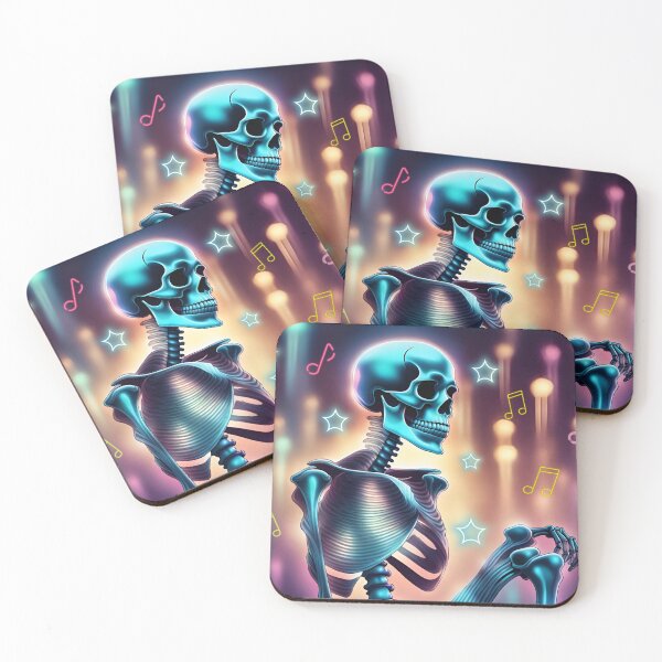 Item preview, Neon skeleton and music designed and sold by Artbellachi.