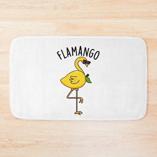 Item preview, Fla-mango Funny Flamingo Pun  designed and sold by punnybone.