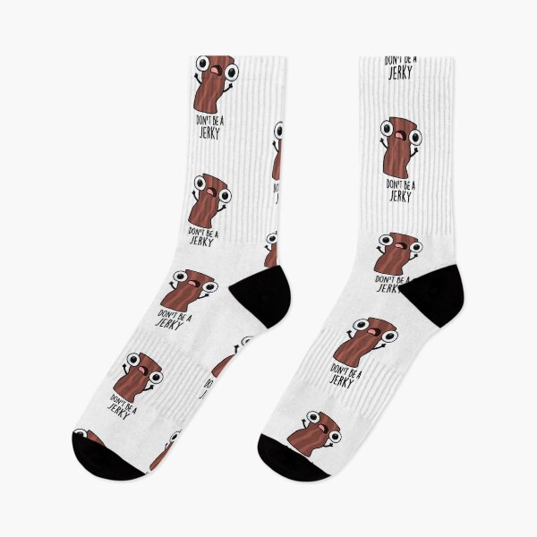 Item preview, Don't Be A Jerky Funny Food Pun  designed and sold by punnybone.