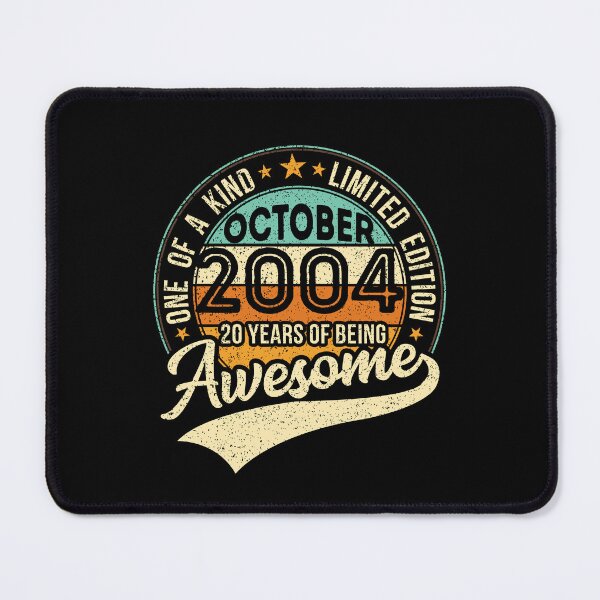 Item preview, One of a kind vintage birthday gift for the awesome 20 years old - born in OCTOBER 2004 - 2024 birthday designed and sold by oudinmeissArt.