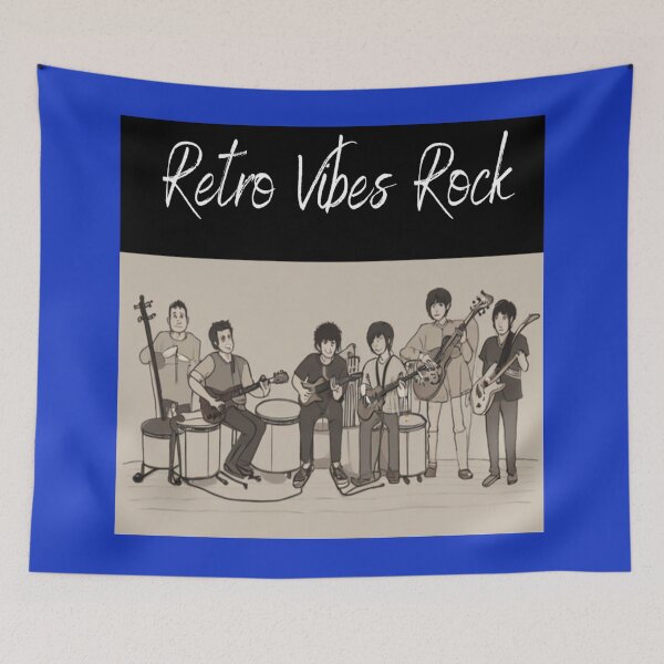 Item preview, Retro Vibes Rock designed and sold by MudmanExpress.