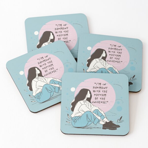 Item preview, I'm in Harmony with the rhythm of the universe. Affirmations daily designed and sold by caracoldepapel.